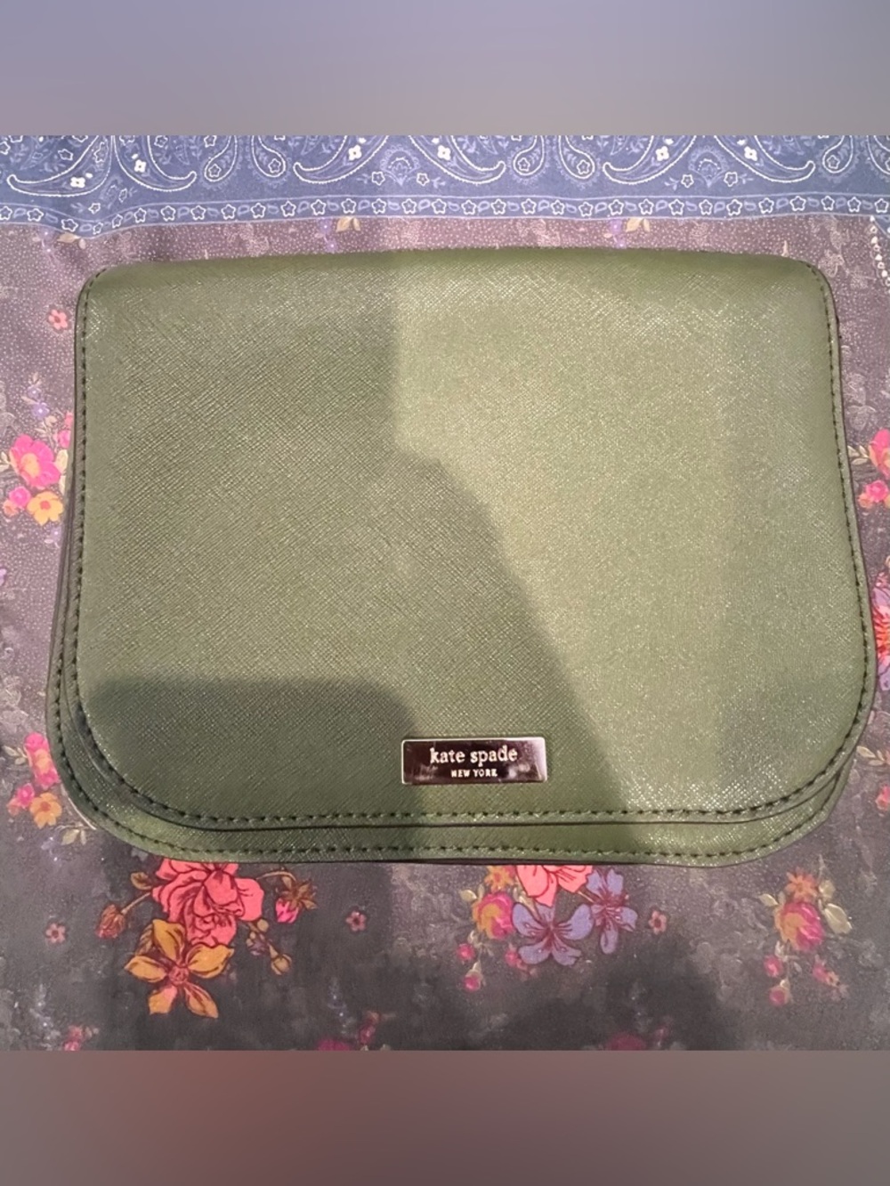 kate spade Olive Green Small Flap Crossbody Bag